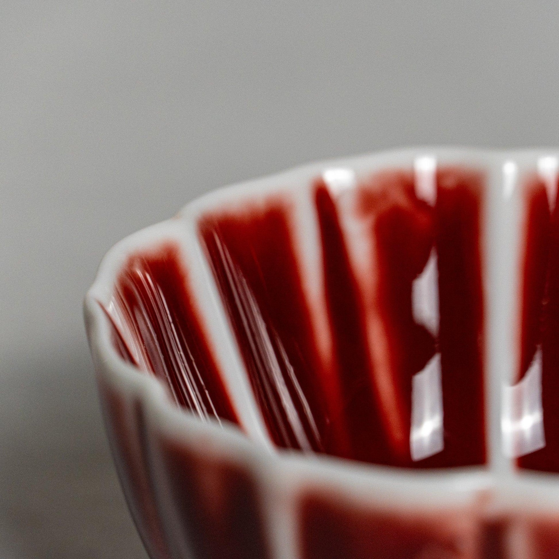 Handcrafted Scarlet Red Ceramic Tea Cup Mug - Raf LifeStyle