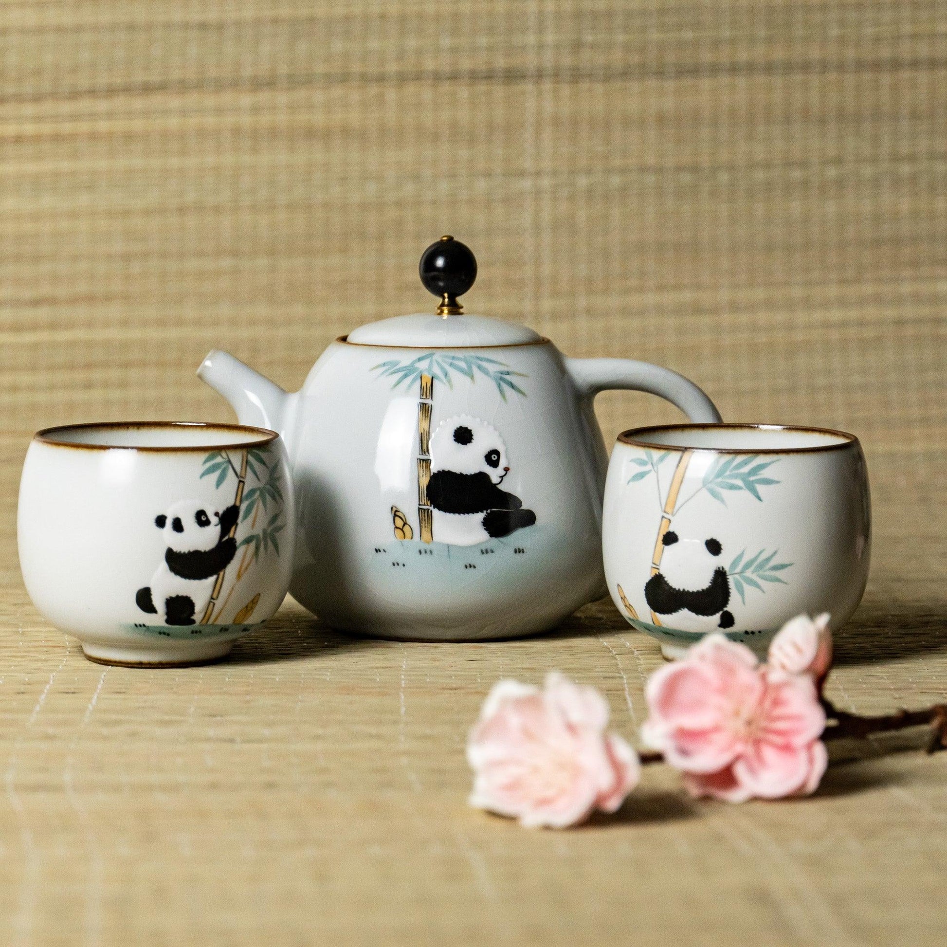 Tea Set (One Teapot & Two Teacups)