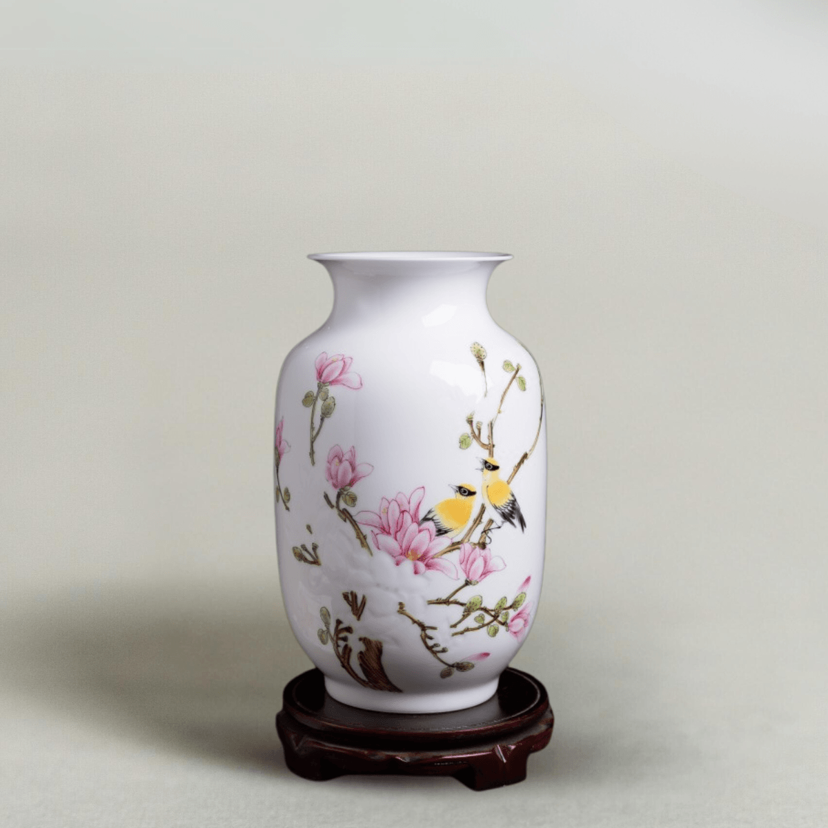 Whispering Blossoms and Songbirds Vase - Raf LifeStyle